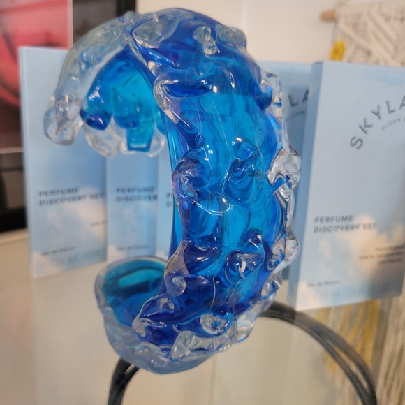 Art Glass Wave - Rip Curl Sculpture - Picture 4 of 5